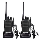 Kit 2 Rechargeable Professional Radio Communicator 777S Radio Long Range 12km 16 Channels