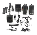 Kit 2 Rechargeable Professional Radio Communicator 777S Radio Long Range 12km 16 Channels