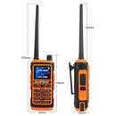Radio de comunicação Baofeng UV-17Pro GPS Walkie Talkie 108-130MHz Air Band VHF UHF 200-260MHz 350-355MHz Rádio FM Seis Bandas Cópia Freq Impermeável
