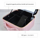 Nova bolsa de maquiagem LED inteligente para mulheres com espelho.