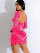 Beyprern lindo mini vestido