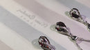 Hot Water Drop CZ 925 Sterling Silver Jewelry Set For Women Pendant Necklace Hoop Earrings Wedding Party Ceremoey Anel